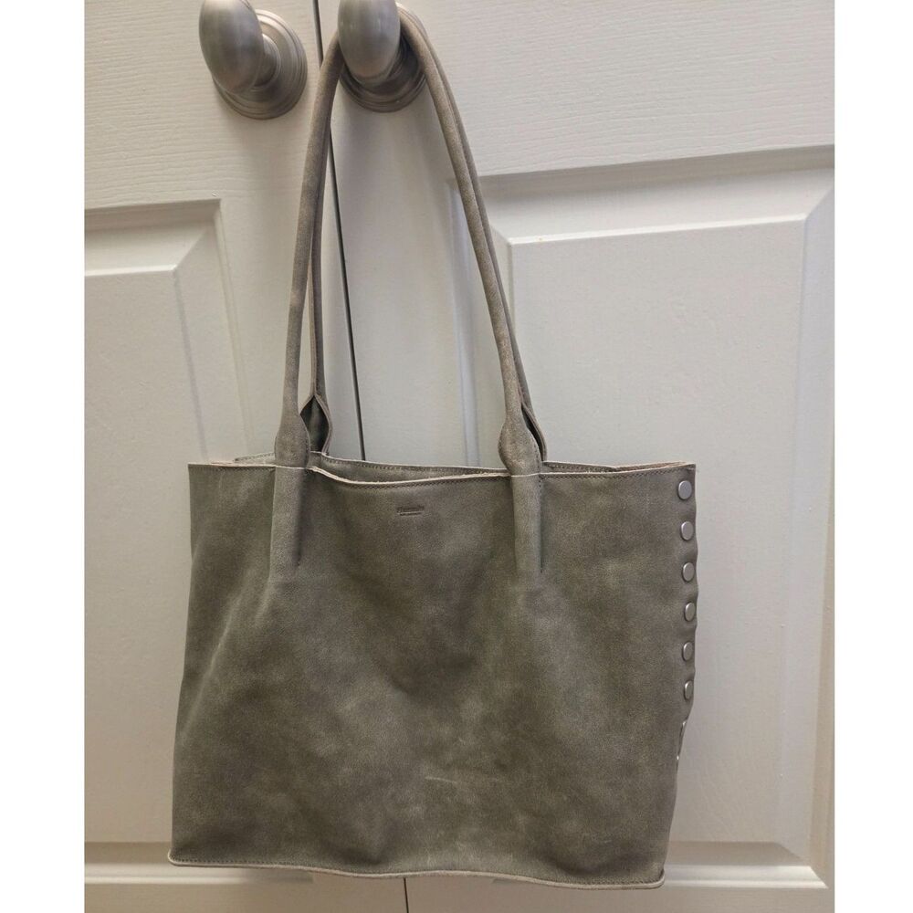 Hammitt Oliver Tote Bag Womens Grey Distressed Leather